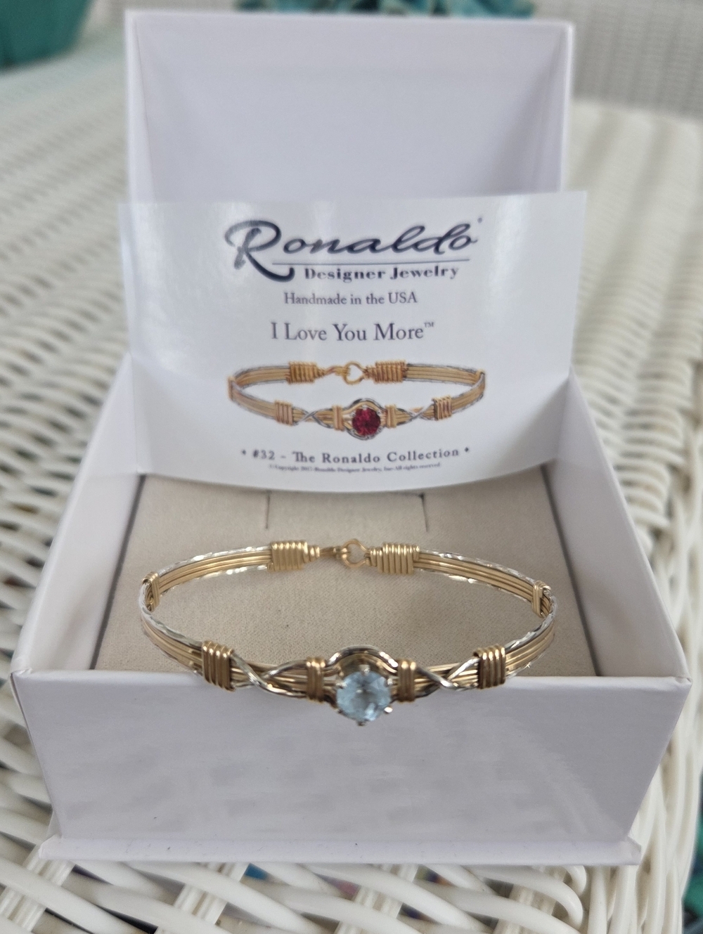 Ronaldo "I LOVE YOU MORE" Bracelet Size 7 NWT - Picture 3 of 6